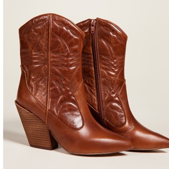 Jeffrey Campbell Midpark Western Leather Boots - Picture 3 of 8